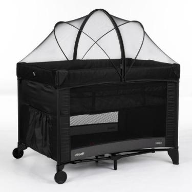 Imagem de Berço Infantil Hallo Preto Noite - Infanti