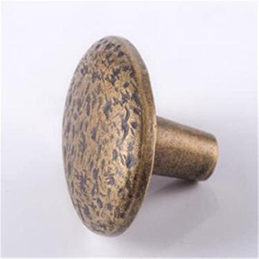 Imagem de Puxador em forma de flor retrô com furo único gaveta prata guarda-roupa sapato armário maçaneta puxadores móveis DIY puxadores 1 peça fangdanwang (cor: 9)