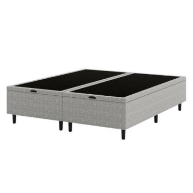 Imagem de Base Box Baú Queen Hypnos 158x198x42 Cinza Umaflex