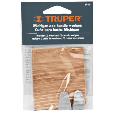 Imagem de Truper 33948 Um kit de cunha de aço de madeira para machados