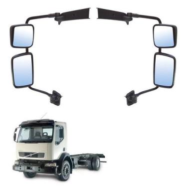 Imagem de Conjunto Retrovisor Completo Volvo Vm Desembaçador Par LE LD - Globo