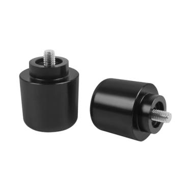 Imagem de HAONEL Plugue universal de extremidade de barra de motocicleta de 7/20.3 cm compatível com Yamaha MT-09 MT 09 2021 2022 2023 MT-07 MT 07 YZF-R9 YZF R9 2025 Tampas de extremidade de guidão de alumínio