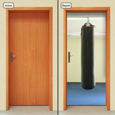 Imagem de Adesivo Decorativo de Porta - Boxe - Esporte - 357cnpt - Allodi