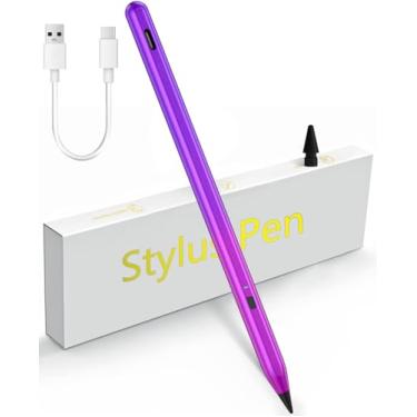 Imagem de Caneta Stylus para iPad A16 de 11ª a 6ª geração, iPad Pro 27.9 cm/33.0 cm M4, iPad Air 27.9 cm/33.0 cm M2/M3, iPad mini A17 Pro/6/5 – com rejeição de palma e inclinação – compatível com iPad 2025-2018