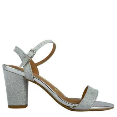 Imagem de Sandália Vizzano Feminino Salto Bloco Glitter-Feminino