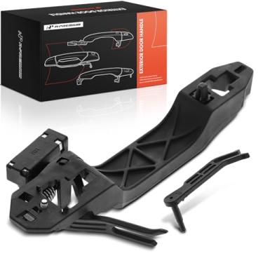 Imagem de A-Premium Moldura de suporte de maçaneta externa do lado do passageiro traseiro direito compatível com Toyota Camry 2002-2006, Corolla 2003-2008, Matrix 2003-2008 e Pontiac Vibe 2003-2008, preto