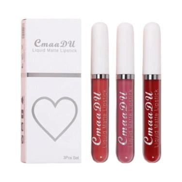 Imagem de Batom Líquido Matte Veludo - Longa Duração, À Prova D'Água e Antiadere