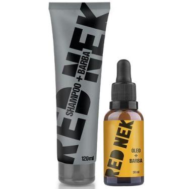 Imagem de Kit Shampoo Para Barba + Óleo Hidratante Red Nek