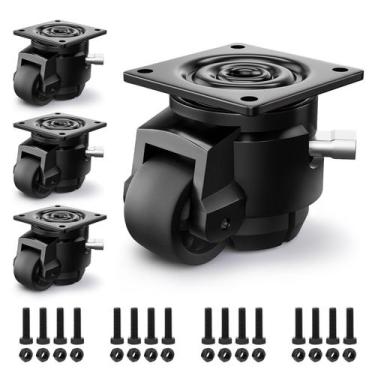 Imagem de Rodízios de nivelamento ANDUTEES Heavy Duty 2000 kg, conjunto de 4
