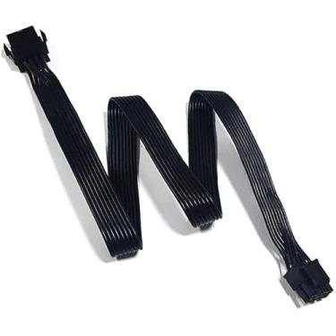 Imagem de Cabo de extensão PCIe de 8 pinos, TeamProfitcom 8 pinos fêmea para 8 (6 + 2) pinos macho PCI Express cabo de extensão 63,5 cm (pacote com 2)