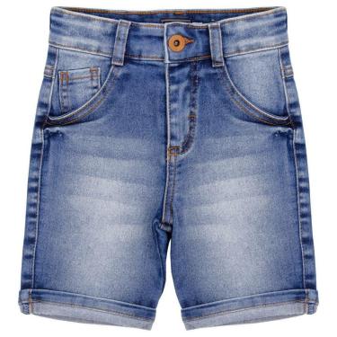 Imagem de Shorts Infantil Look Jeans Slim Jeans - 04 - UNICA-Masculino