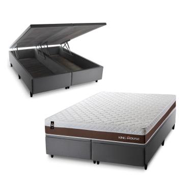 Imagem de Cama Box Baú Venice com Molas Ensacadas 193x203 King House