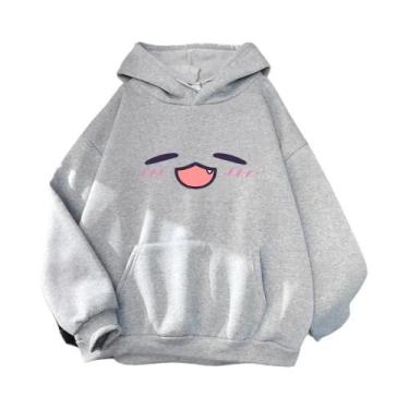 Imagem de Moletom Vintage Harajuku Tako Takodachi Para Mulheres, Anime Hololive,