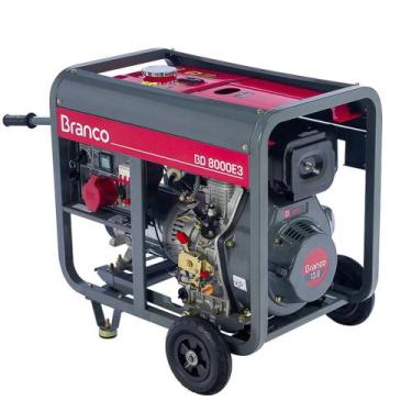 Imagem de Gerador de Energia 8 Kva À Diesel Trifásico 220v Partida Elétrica Bd-8