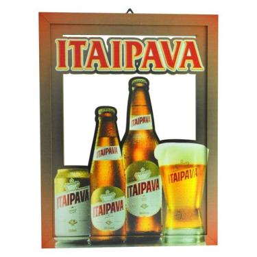 Imagem de Quadro Decorativo Vazado Itaipava Área Laser 25x33 Mdf Madeira - Ataca