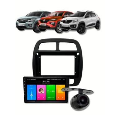 Imagem de Central Multimidia Renault Kwid 2017 2022 9 Polegadas Android Carplay 