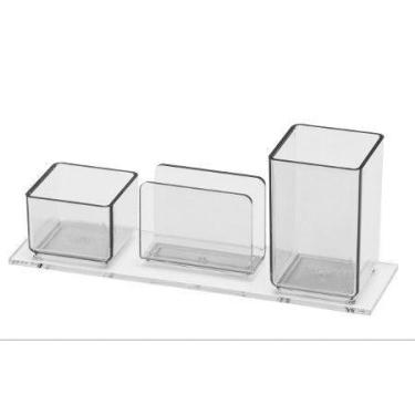 Imagem de Porta Lápis/Clips/Lembrete 940 Cristal Acrimet, cristal