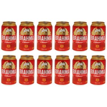 Imagem de Cerveja Brahma Chopp Lager Pilsen 12 Unidades - Lata 350ml, 12 Unidade