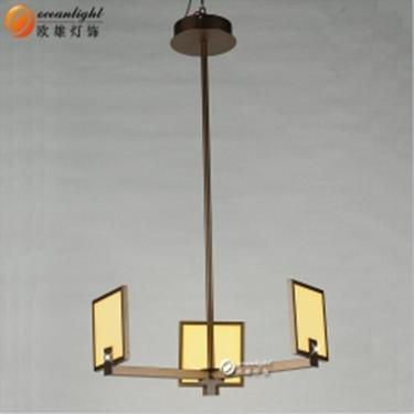 Imagem de Pendente Moderno Led Placas Marrom