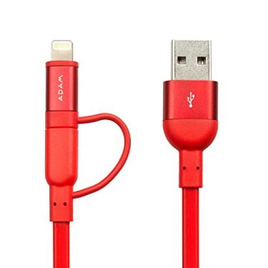 Imagem de Cabo Duo 120cm iPhone/iPad, Adam elements, Outros Acessórios para Notebooks, Vermelho