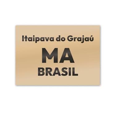 Imagem de Imã de Geladeira Itaipava do Grajaú Maranhão MDF 8cm x 5cm
