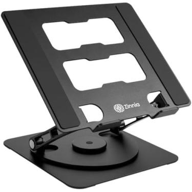 Imagem de Base Para Notebook e Tablet Zinnia Krabi Pro | Ate 17 Pol | Preto | ZNO-KRBPRO-AL01
