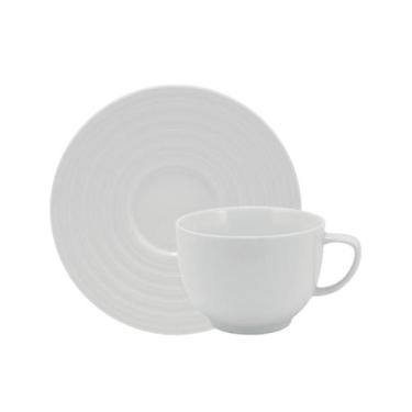 Imagem de Xicara Chá Com Pires 200ml Porcelana Schmidt - Mod. Arcos 240, 0000, 2