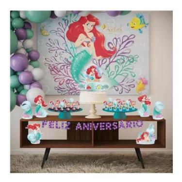 Imagem de Decoração Completa Para Festas Em Casa Da Ariel Disney - Pifer