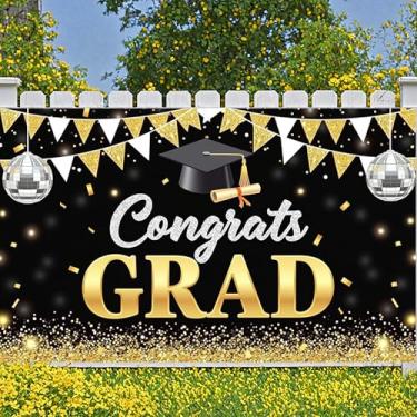 Imagem de Faixa de graduação Grad Display Ribbon Design Formatura para Cabine de Fotos de Graduação do Ensino Médio