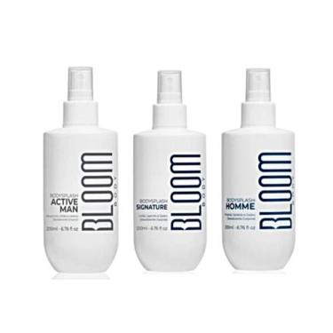 Imagem de Kit Bloom Body Splash Homme+ Active Man e Signature 200ml