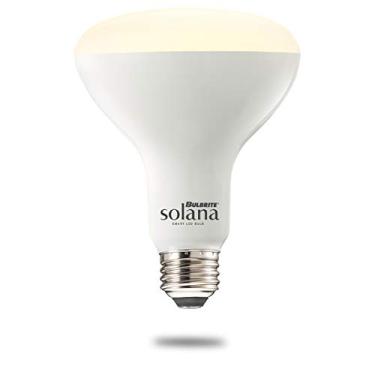 Imagem de Bulbrite Lâmpada inteligente de LED com conexão Wi-Fi Solana BR30, Single-BR30, Frost