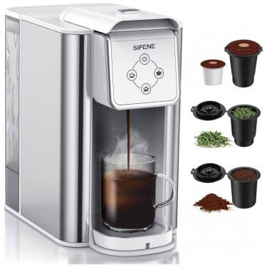 Imagem de Máquina de Café Expresso 1.4L 3 em 1, 110V 1150W, SIFENE, Branca