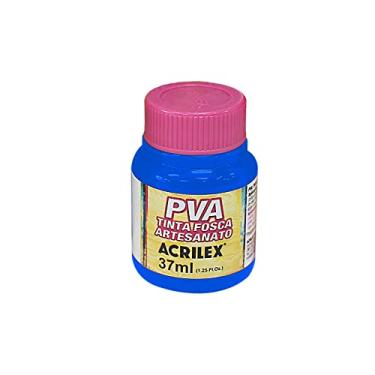 Imagem de Tinta PVA Fosca para Artesanato Acrilex 37 ml Azul Mar - 535