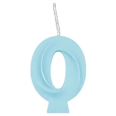 Imagem de Vela de Aniversário Candy Azul - 1 Unidade - Regina, 0