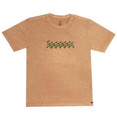 Imagem de Camiseta Volcom Frog Laranja-Masculino