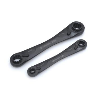 Imagem de Crescent Conjunto de chaves SAE de catraca de óxido preto 4 em 1 X6™ de 2 peças - CX6DBS2