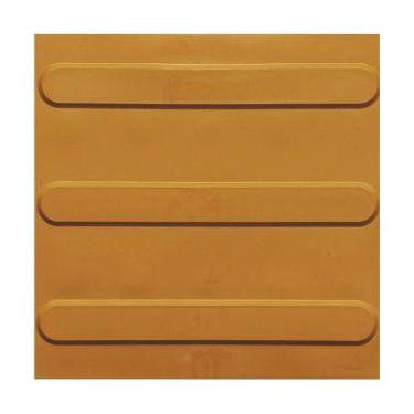 Imagem de piso tátil em pvc 25cm x 25cm 16pçs ou 1m² direcional ouro