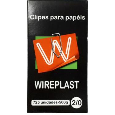 Imagem de Clips Galvanizado AÇO 2/0 500G - Wireplast