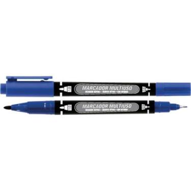 Imagem de Caneta Marcadora Artística Dual BRUSH GRAMP Line Azul  Caixa com 12 Un