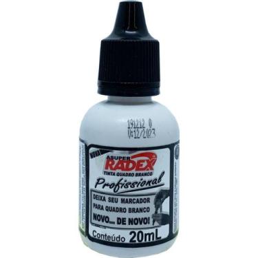 Imagem de Tinta Marcador Quadro Branco Reabastecedor 20ML Preto - Caixa com 12 U