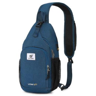 Imagem de Mochila Tiracolo Sling Bag SKYSPER com RFID - Azul