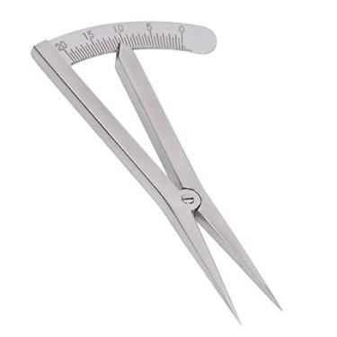 Imagem de Bússola de Metal, Régua Rotativa, Dispositivo de Medição do Cursor, Medidor de Marcação de Aço Inoxidável para Couro, Madeira e Produtos de Metal (Medidor de marcação de