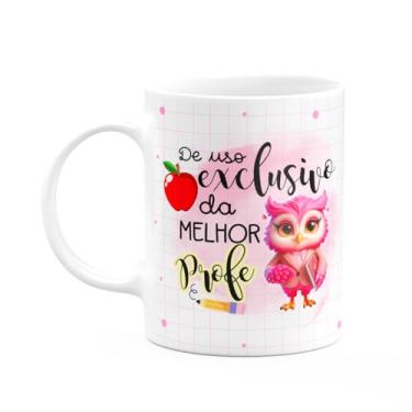 Imagem de JPS INFO, Caneca - Uso exclusivo da melhor professora coruja
