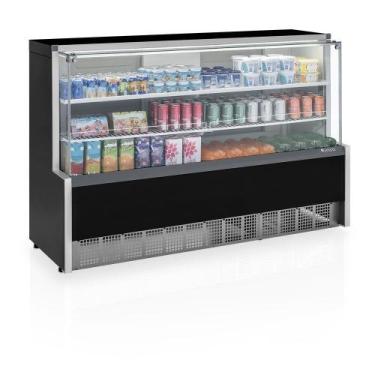 Imagem de Vitrine Refrigerada Aurora 1 Placa Fria GPSA175R Preto Gelopar 220v