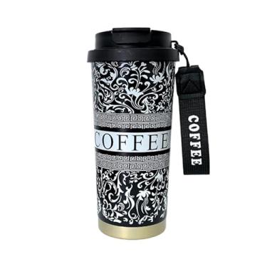 Imagem de Copo Térmico de Café Inox 500ml (Estampa:02)