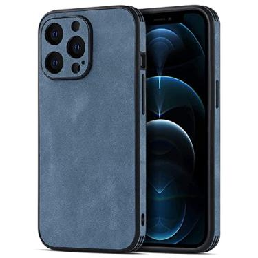 Imagem de Capa de telefone de couro PU fosco para iPhone 13 11 12 14 Pro Max XS Max XR X 13Pro 14 11 Silicone macio Business Slim Capa traseira, T2, para iPhone 13Pro