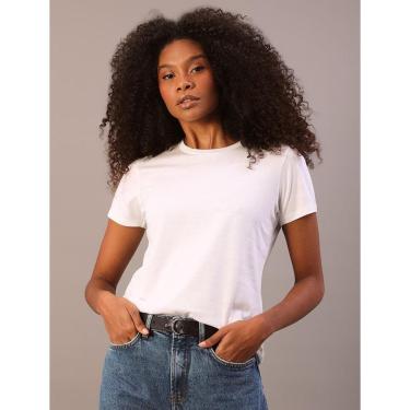 Imagem de Camiseta Essentials Estampa na Barra Calvin Klein Jeans-Feminino
