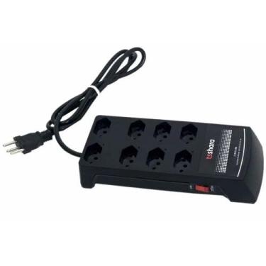 Imagem de Filtro de Linha Anti Raio 8 Tomadas 2200W 10A 115/220V 1,5M - TS SHARA