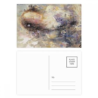 Imagem de Cartão postal Pausa XJJ pintura a óleo conjunto de cartões postais de aniversário cartão de agradecimento