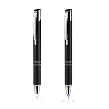 Imagem de Penyeah Caneta com luz, lanterna com ponta iluminada de LED para escrever no escuro, pacote com 2, presentes legais de aposentadoria para mãe, pai, colega de trabalho, professor, enfermeiras - Pilhas